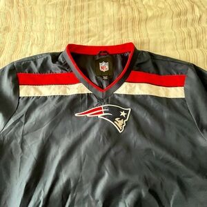 NFL Patriots pull over jacket